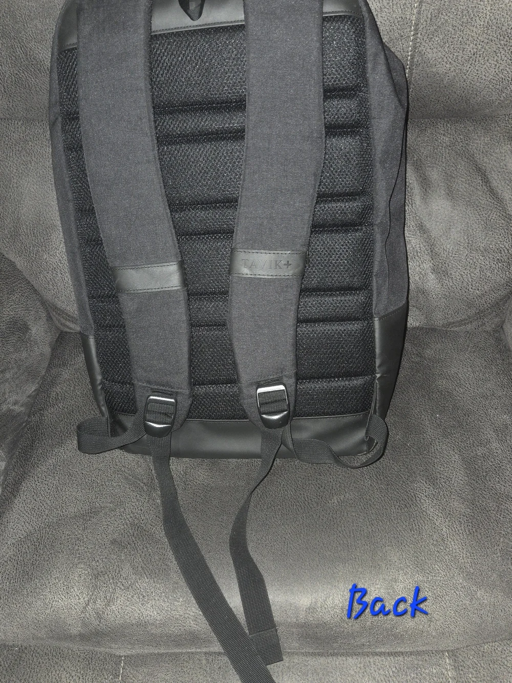 Tavik black backpack